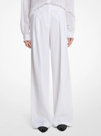 Pantal&oacute;n ancho de lino