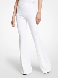 Pantal&oacute;n de campana Brooke de crep&eacute; texturizado doble