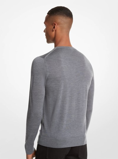 Merino Wool Sweater in ASH | Michael Kors