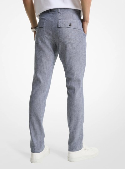 Linen Blend Pants in MIDNIGHT | Michael Kors