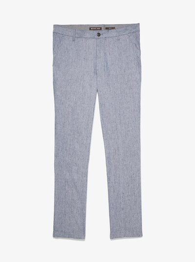 Linen Blend Pants in MIDNIGHT | Michael Kors