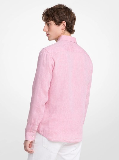 Linen Shirt in DUSTY ROSE | Michael Kors