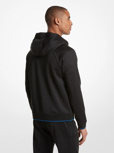 Knit Zip-Up Hoodie in BLACK | Michael Kors