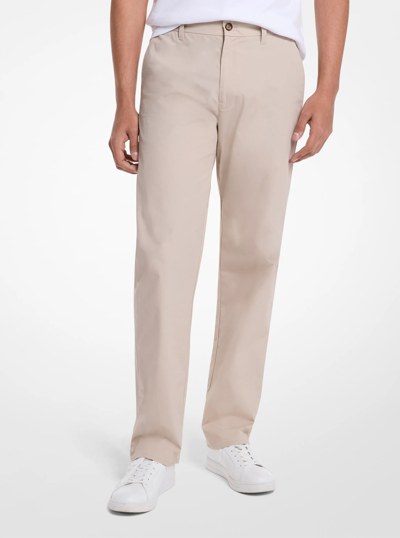 Finn Straight-Fit Cotton Chino Pants in DUNE | Michael Kors