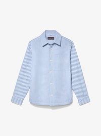 Striped Cotton Poplin Shirt Jacket