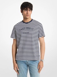Provence Striped Cotton Jersey T-Shirt
