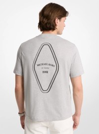 T-shirt en coton &agrave; logo graphique