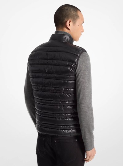 Reversible Quilted Vest in BLACK | Michael Kors