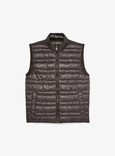 Reversible Quilted Vest in BLACK | Michael Kors
