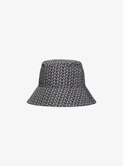 MK2000 Logo Jacquard Bucket Hat in NICKEL | Michael Kors
