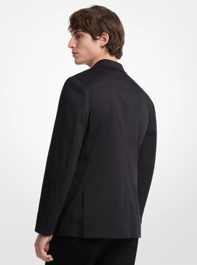 COOLMAX&reg; Woven Blazer in BLACK | Michael Kors