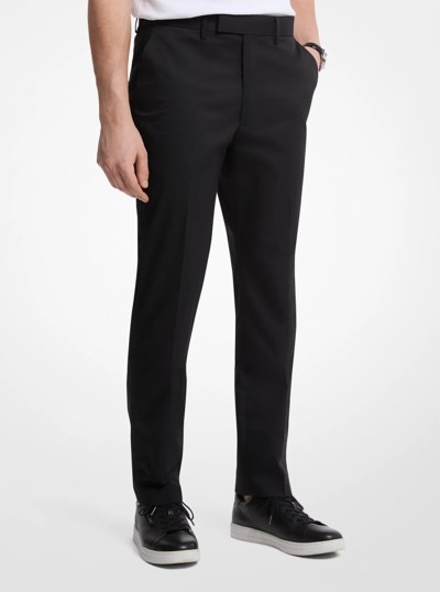 COOLMAX&reg; Woven Trousers in BLACK | Michael Kors