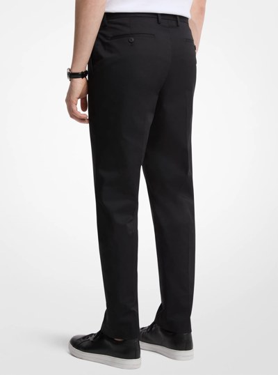 COOLMAX&reg; Woven Trousers in BLACK | Michael Kors