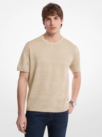 Camiseta de algod&oacute;n y lino