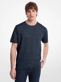 Camiseta de algod&oacute;n y lino