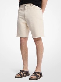 Frayed Denim Shorts