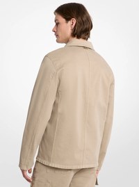 Stretch Cotton Twill Chore Jacket