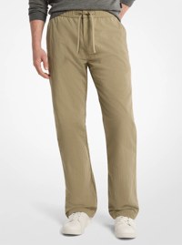 Crinkled Nylon Pants