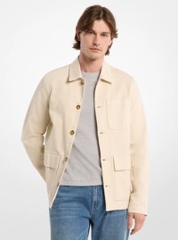 Chaqueta utilitaria de denim