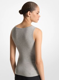 Camiseta de tirantes Bette de cachemir con cuello redondo