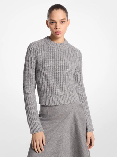 Cashmere Sweater in BANKER GREY | Michael Kors