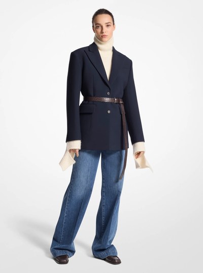 Denim Trousers in INDIGO | Michael Kors