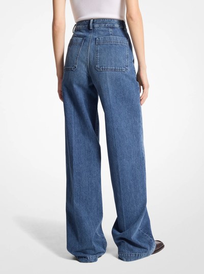 Denim Trousers in INDIGO | Michael Kors