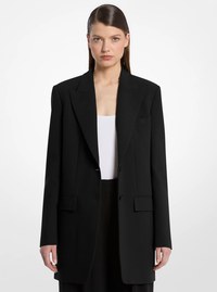 Wool Serge Boyfriend Blazer