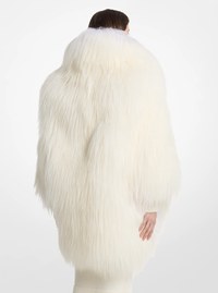 Shearling Bubble Coat