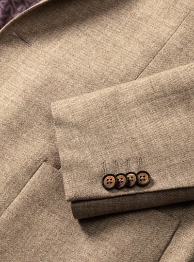 Natural Wool Blazer in BEIGE | Michael Kors