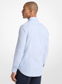 Striped Stretch Cotton Slim-Fit Shirt