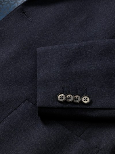 Slim-Fit Wool Blend Flannel Blazer in ESTATE BLUE | Michael Kors