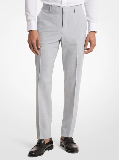 Wool Blend Pants in PALE GREY | Michael Kors