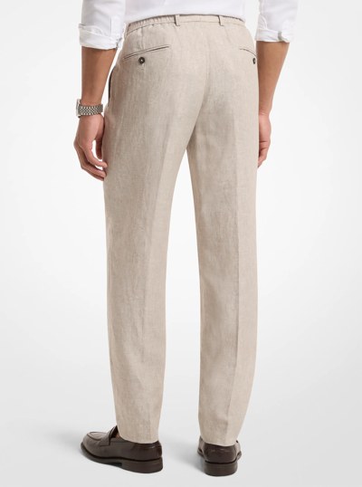 Linen Drawstring Pants in BEIGE | Michael Kors
