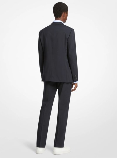 Slim-Fit Wool Blend Travel Suit in NAVY | Michael Kors