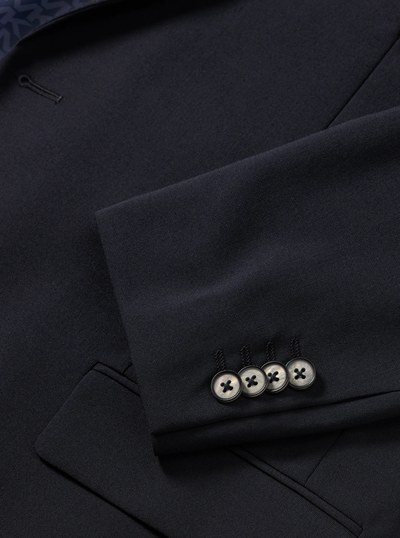 Slim-Fit Wool Blend Travel Suit in NAVY | Michael Kors