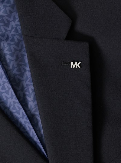 Slim-Fit Wool Blend Travel Suit in NAVY | Michael Kors