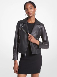 Leather Moto Jacket