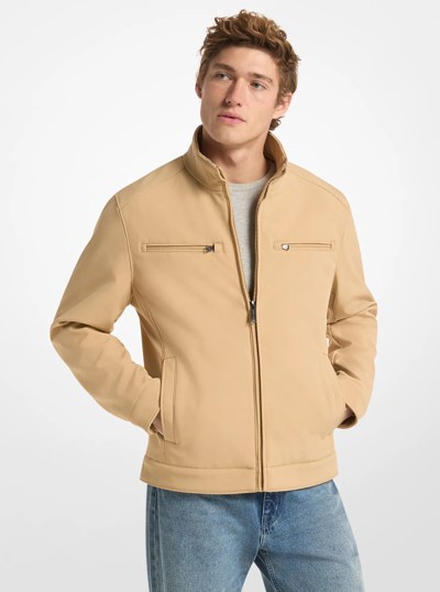 Veste &agrave; fermeture &eacute;clair in POIL DE CHAMEAU | Michael Kors