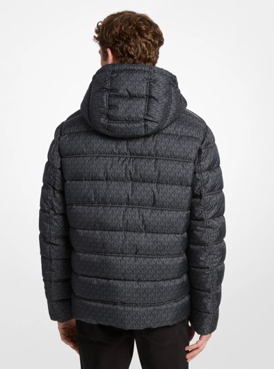 Veste r&eacute;versible &agrave; logo Signature in NOIR | Michael Kors