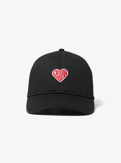 Watch Hunger Stop LOVE Organic Cotton Baseball Hat in BLACK | Michael Kors