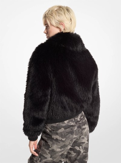Faux Fur Bomber Jacket