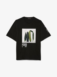 Watch Hunger Stop Cotton and Linen Blend T-Shirt