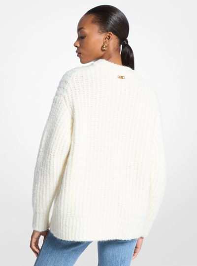 Textured Knit Sweater in ECRU | Michael Kors