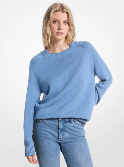 Wool Sweater in FRENCH BLUE | Michael Kors