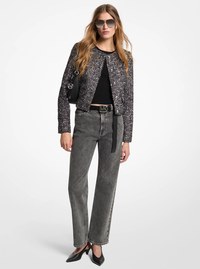 Metallic Tweed Lady Jacket