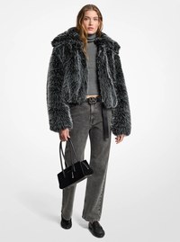 Faux Fur Blouson Jacket