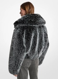 Faux Fur Blouson Jacket