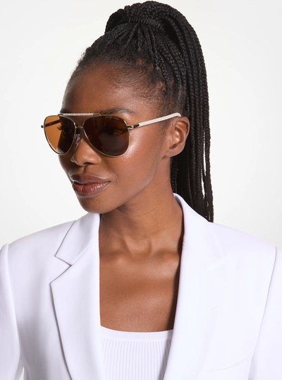 Portugal Sunglasses in VANILLA | Michael Kors