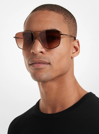 Silverton Sunglasses in HUSK | Michael Kors